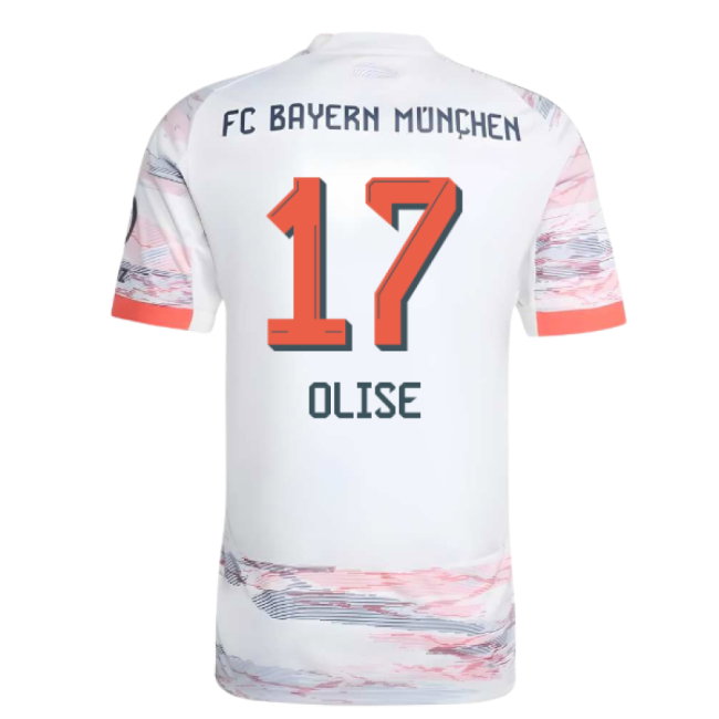 2025-2026 Bayern Munich Away Shirt (Olise 17)-SoccerKits Hub | Buy Soccer Jerseys Online